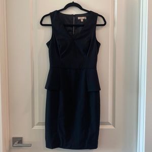 Banana Republic Black Lightweight Peplum Dress